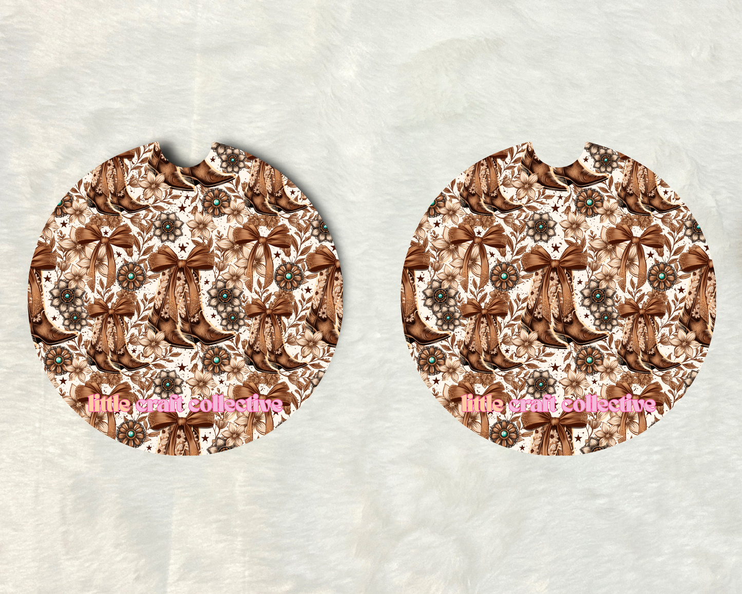 Floral Boot Car Coaster