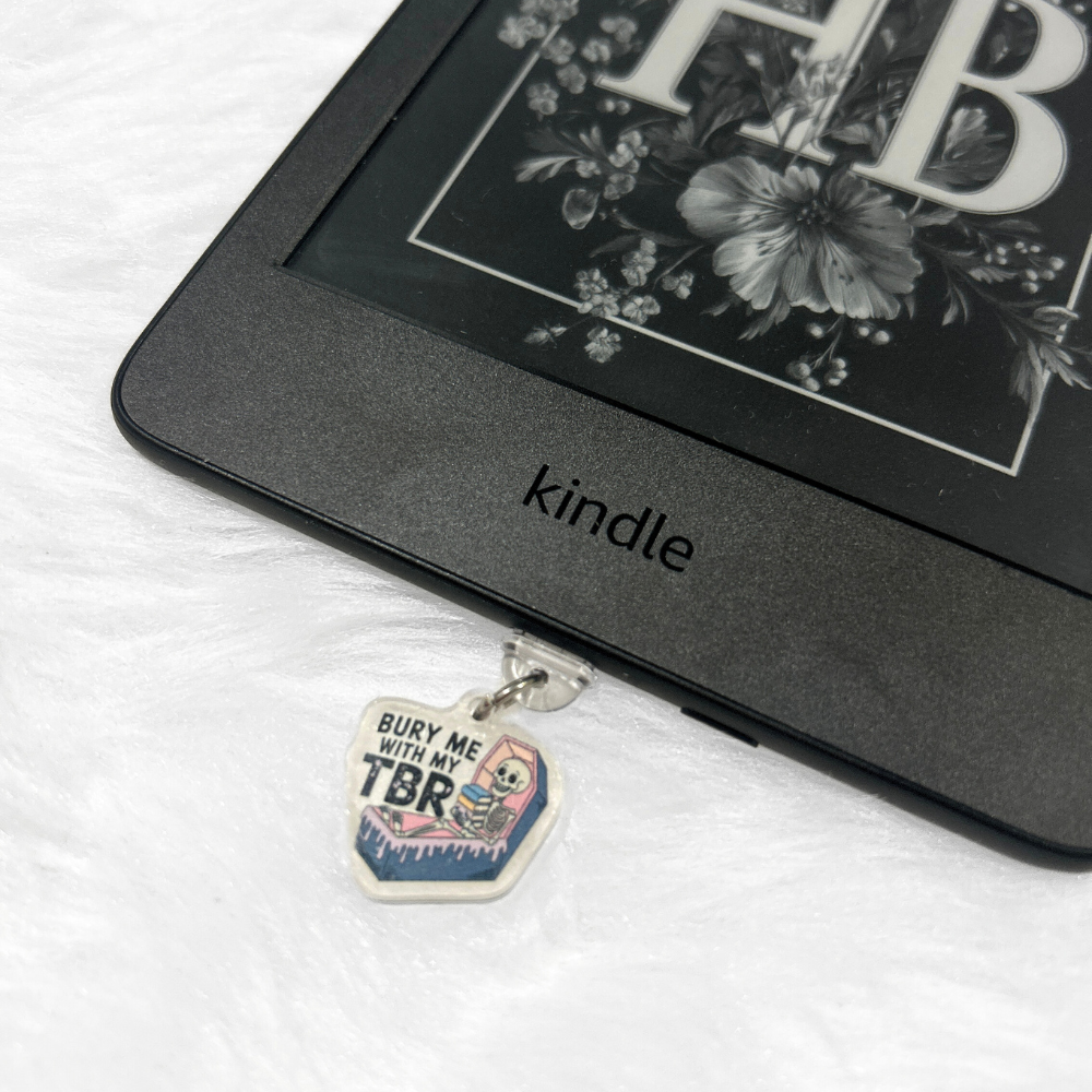 Bury Me With My TBR Kindle Usb C Dust Cover