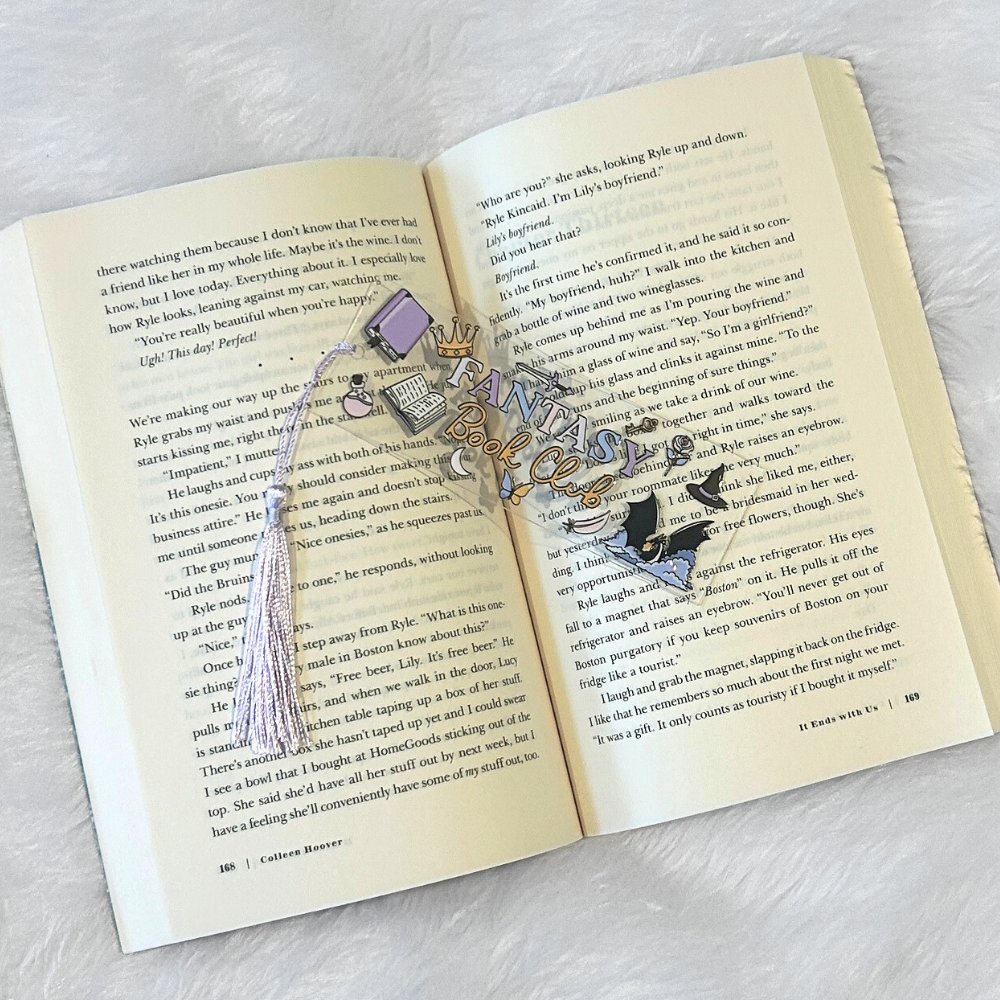 Fantasy Books Club Bookmark