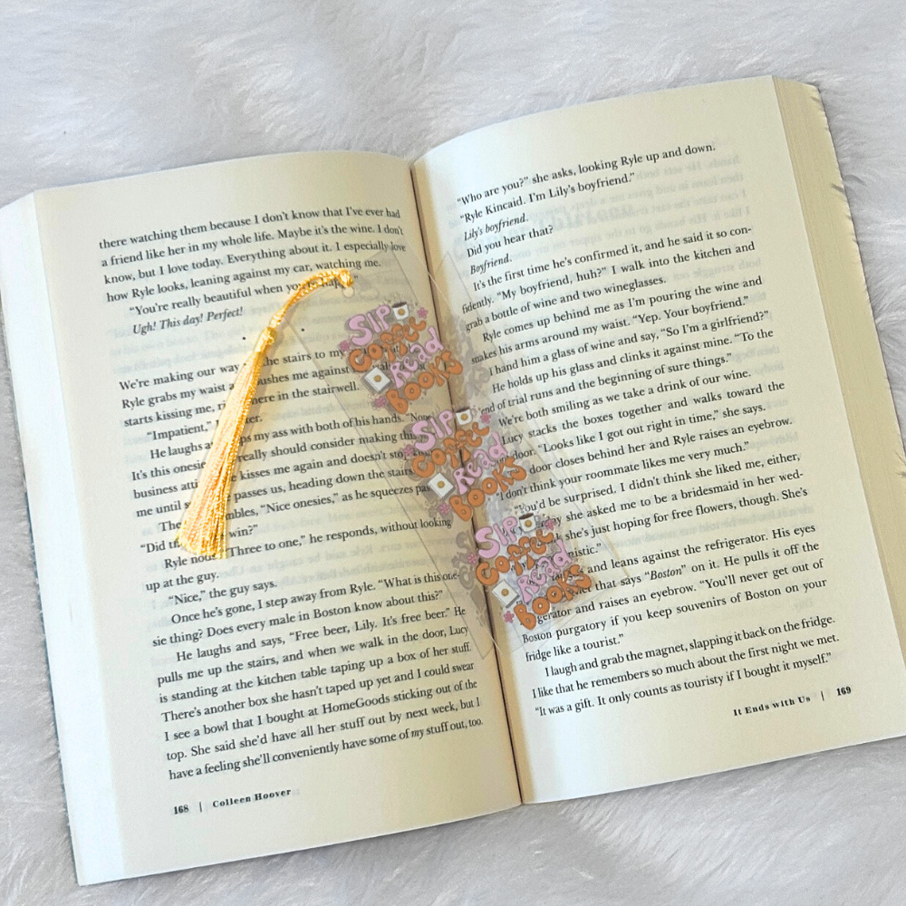 Sip Coffee Read Books Bookmark