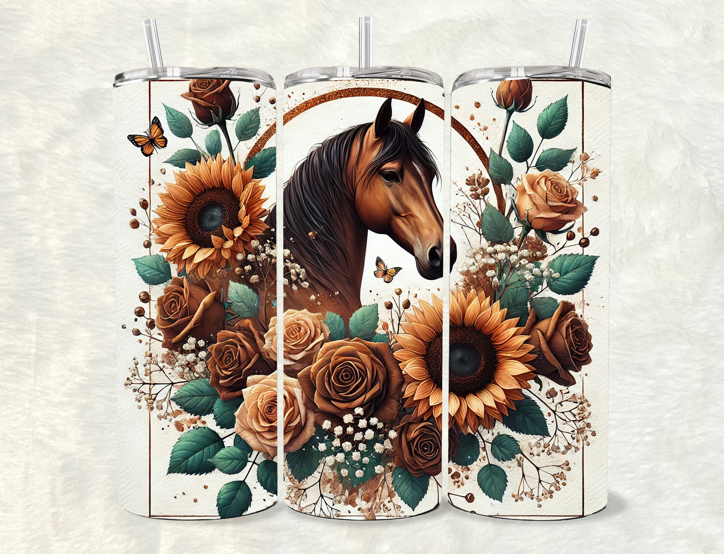 Floral Horse