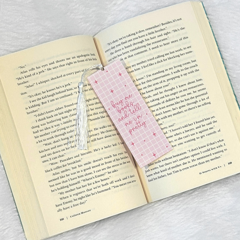 Buy Me Books & Tell Me I'm Pretty Bookmark