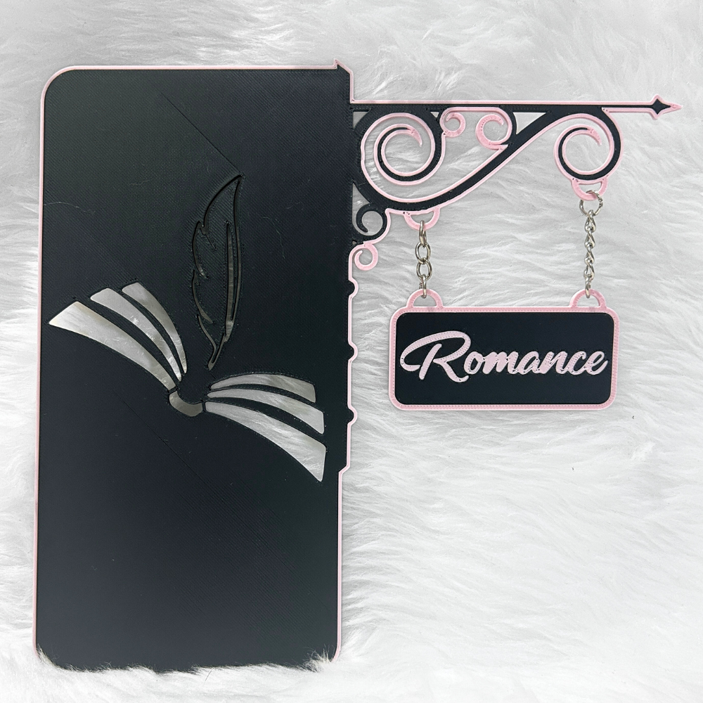 Romance Book Shelf organiser
