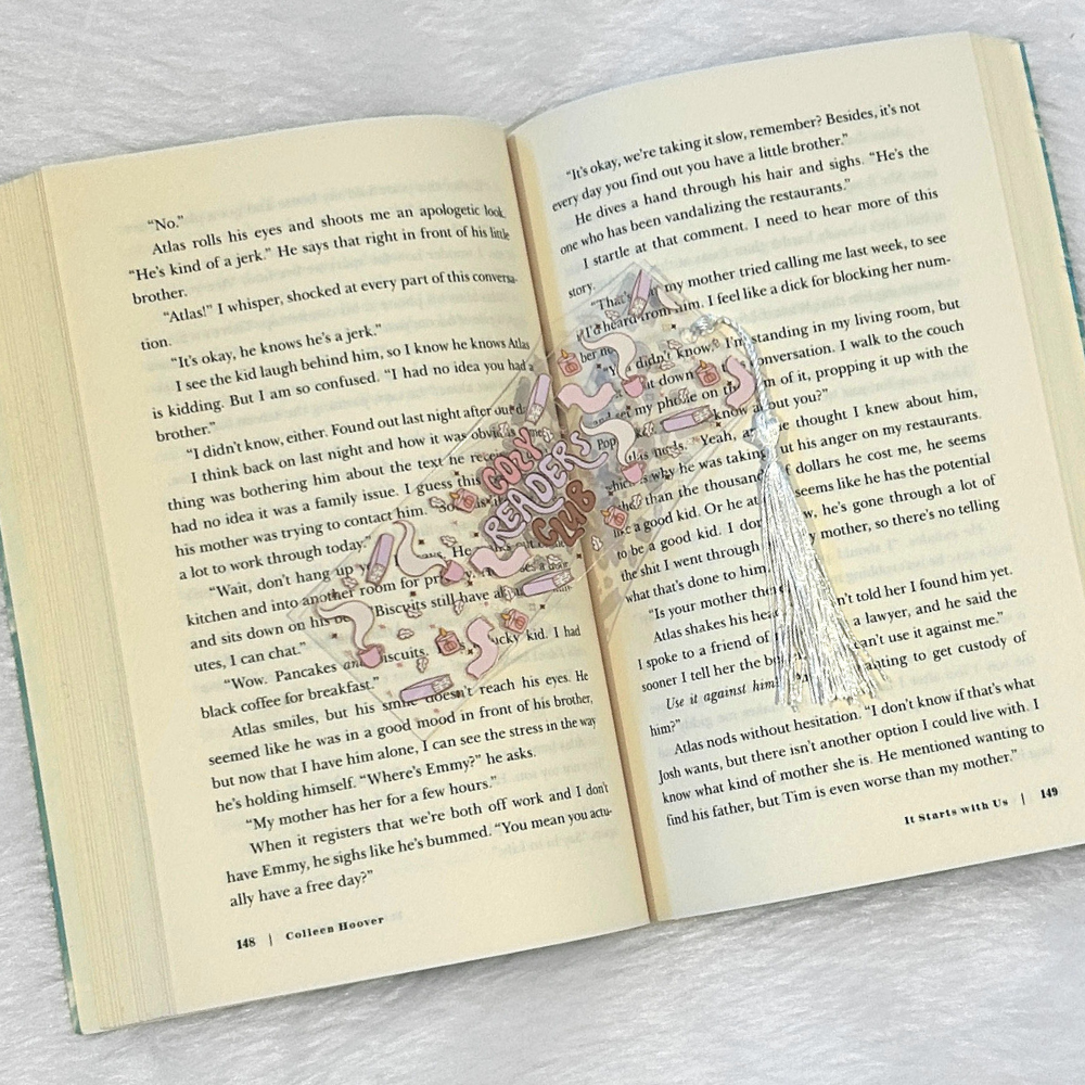 Cosy Readers Club Bookmark