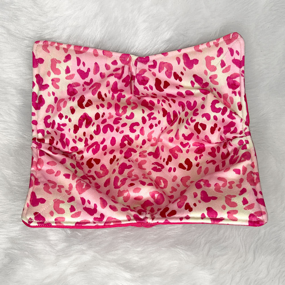 Pink Leopard Bowl Cozie