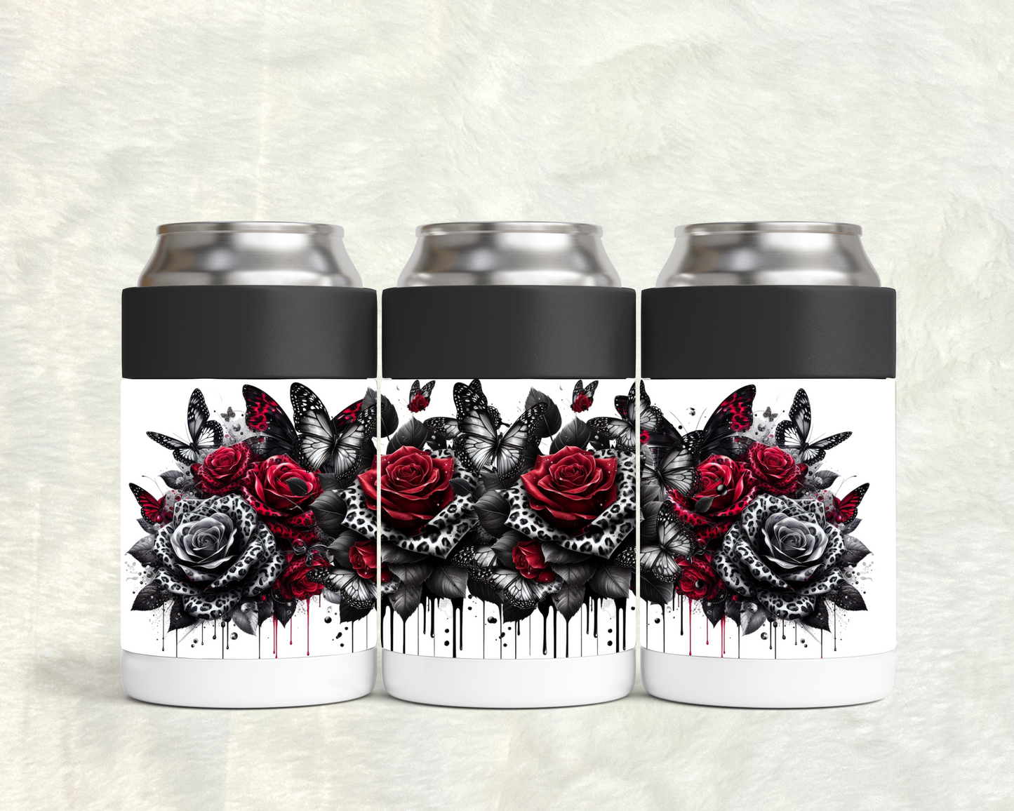 Rose Can Cooler