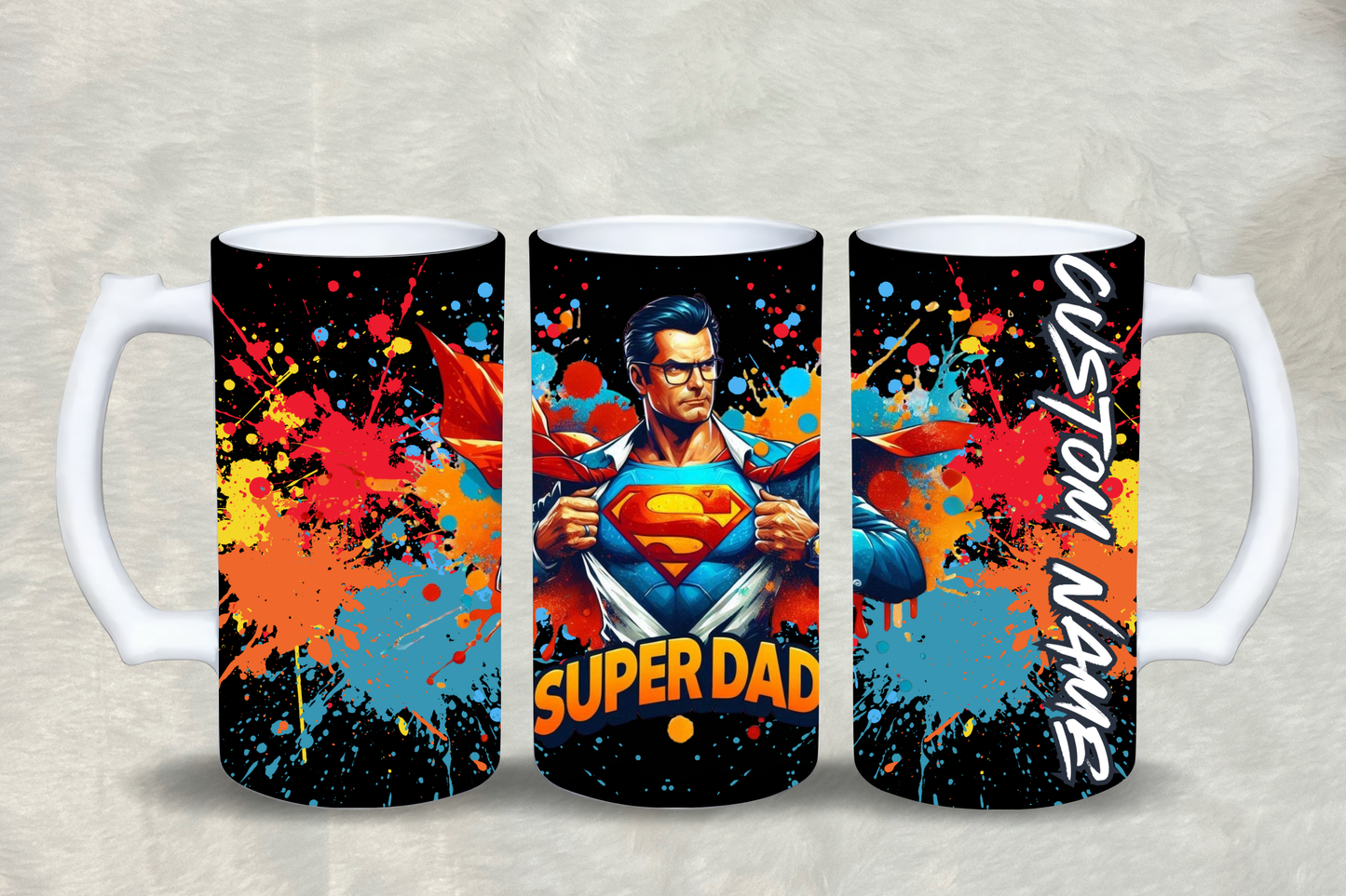 Super Dad Beer Glass