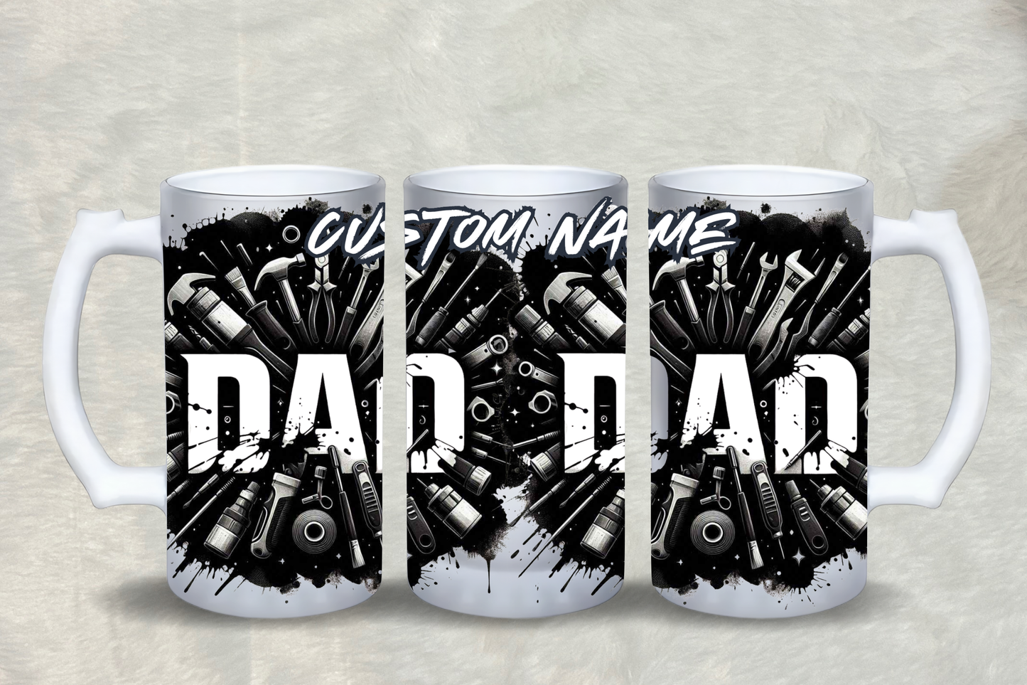 Tool Master Dad Beer Glass