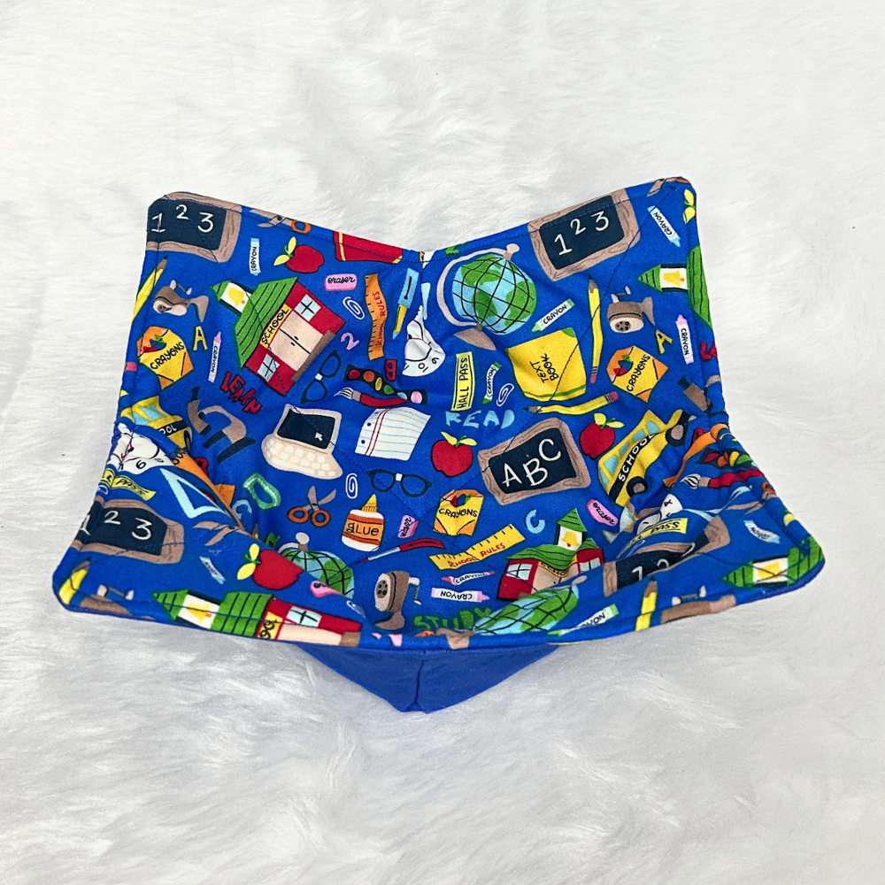 Blue Teacher Bowl Cozie