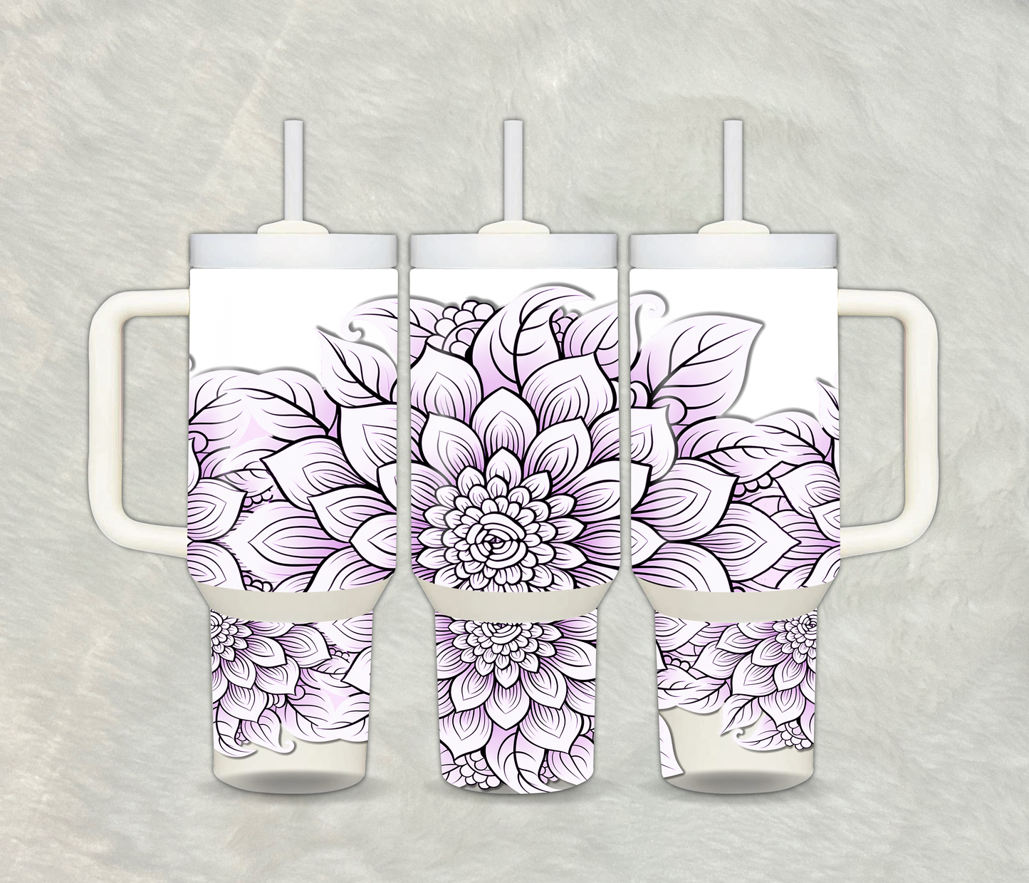 Purple mandala