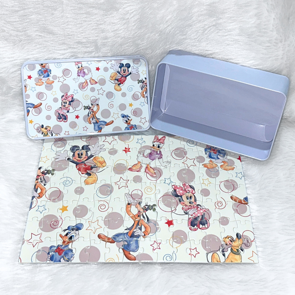 Mouse & Friends Puzzle & Storage Tin