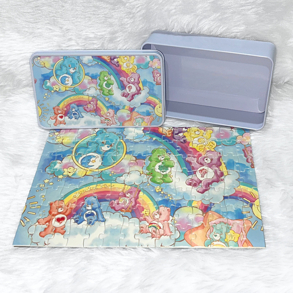 Colourful Bears Puzzle & Storage Tin