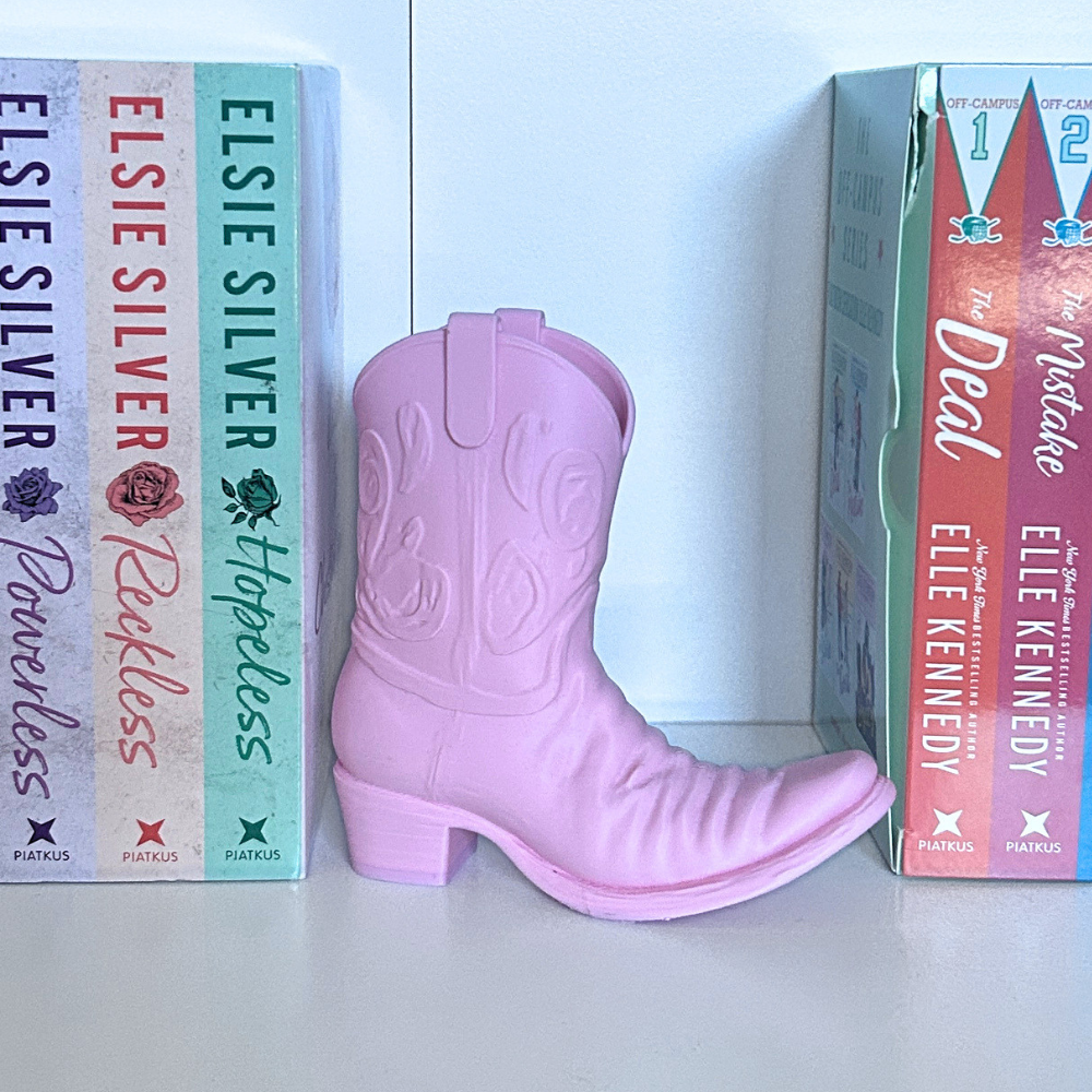 Cowgirl Boot Shelf Decor