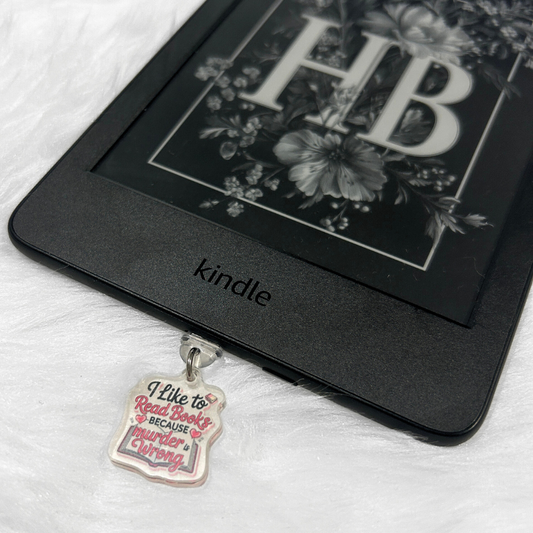 I Like To Read Books Because M****r is wrong Kindle Usb C Dust Cover