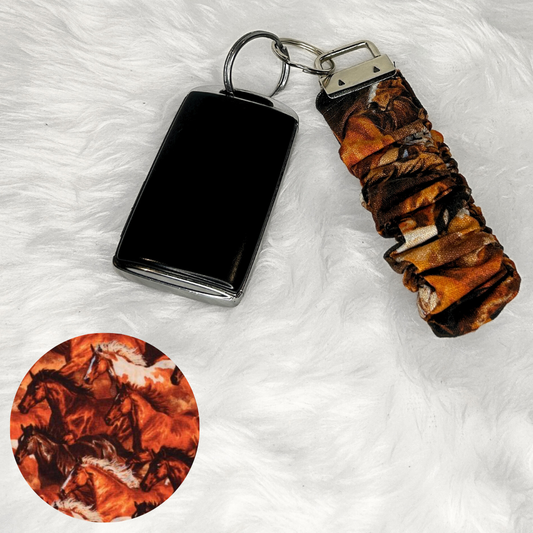 Horse Scrunchie Wristlet