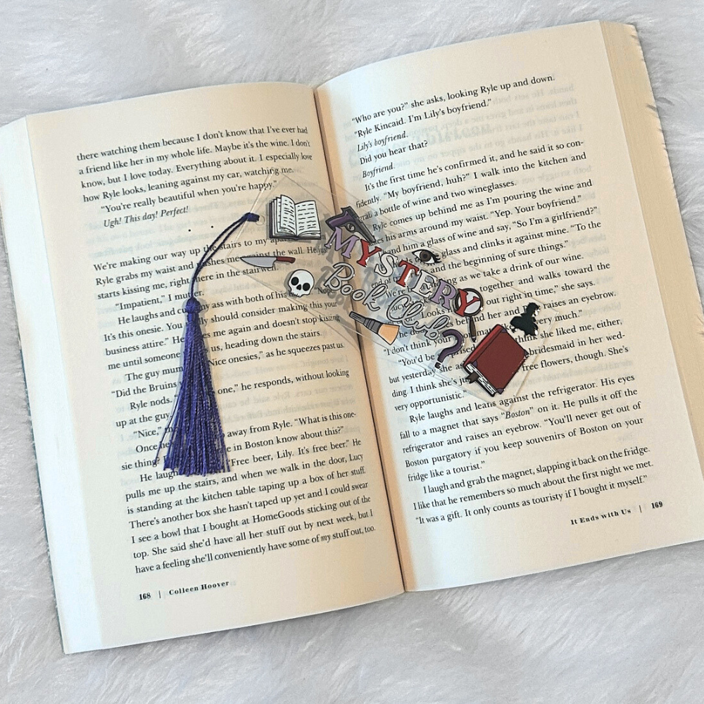 Mystery Book Club Bookmark