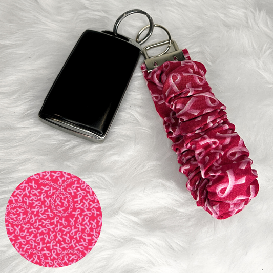 Breast Cancer Scrunchie Wristlet