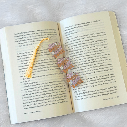 Sip Coffee Read Books Bookmark