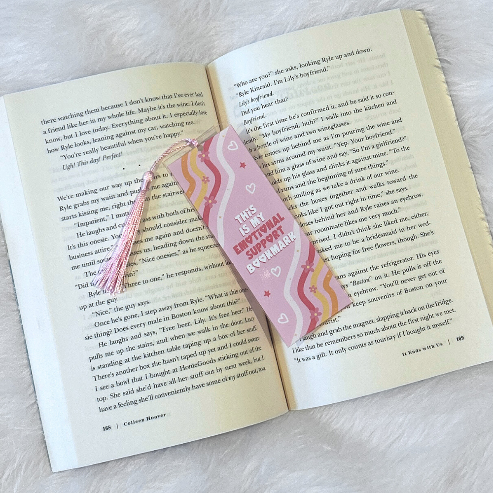 This is My Emotional Support Bookmark