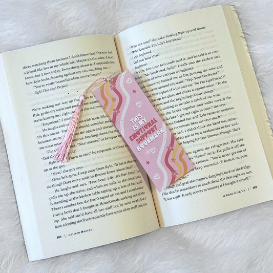 This is My Emotional Support Bookmark