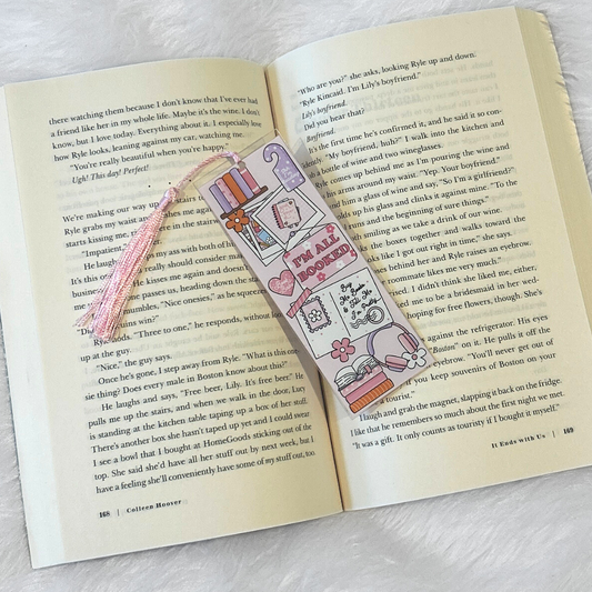 I'm All Booked Bookmark