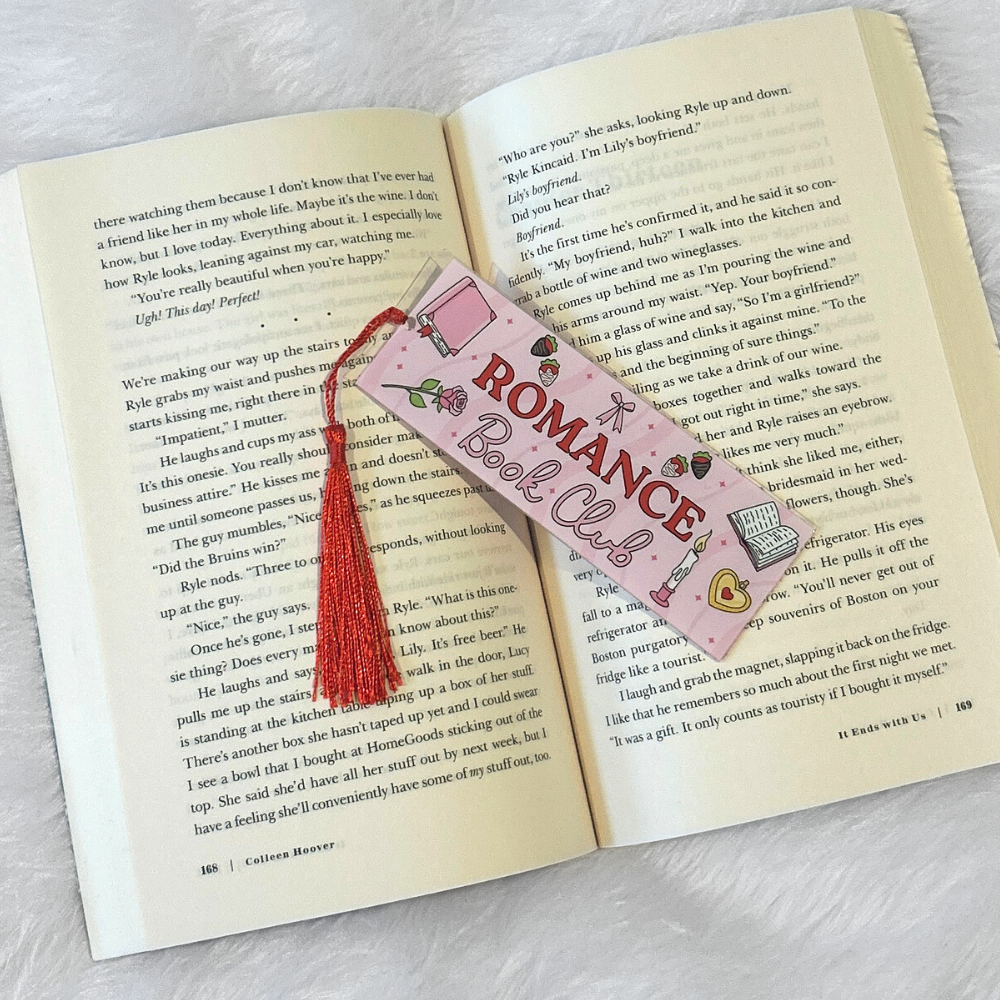 Romance Book Club Bookmark