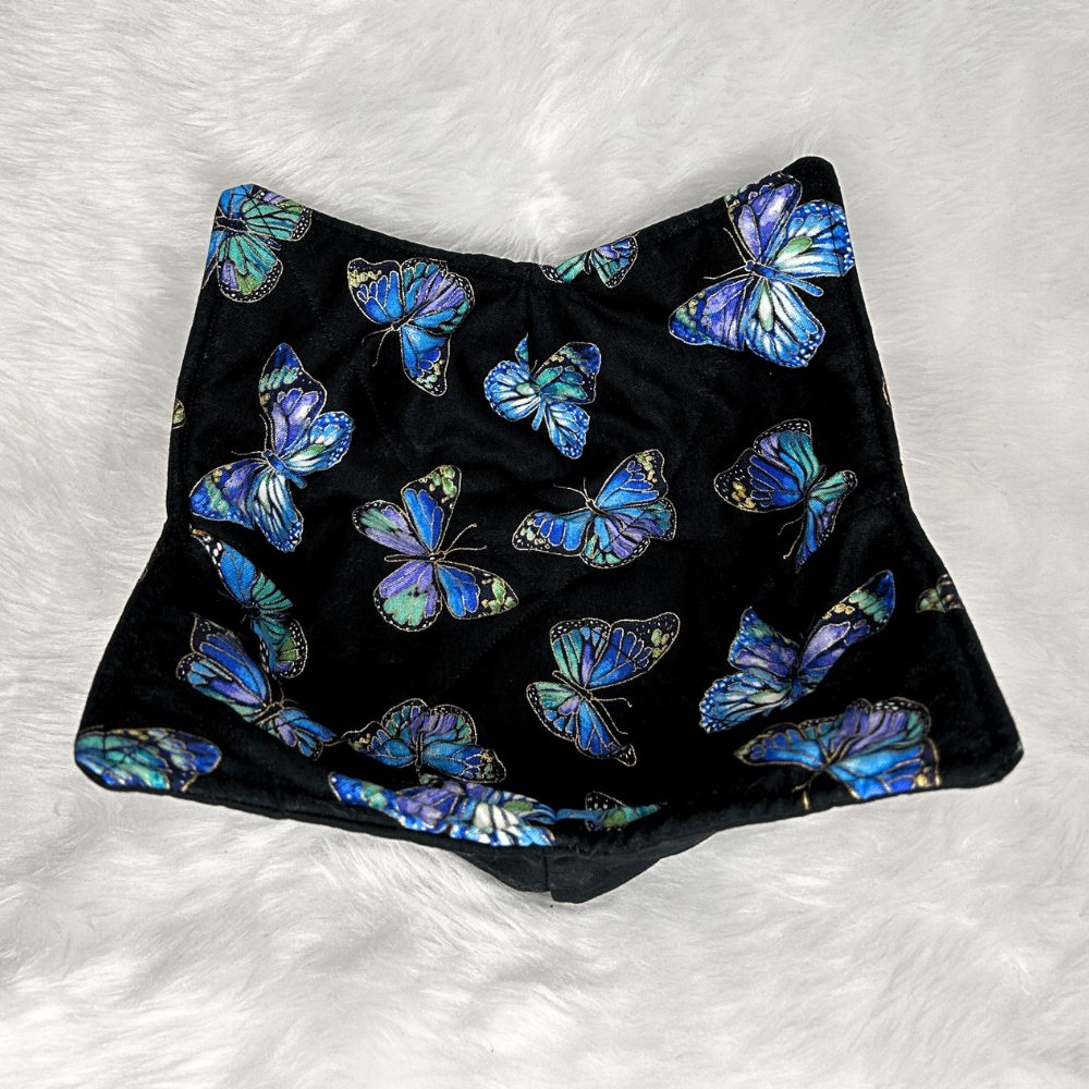 Blue Butterly Bowl Cozie