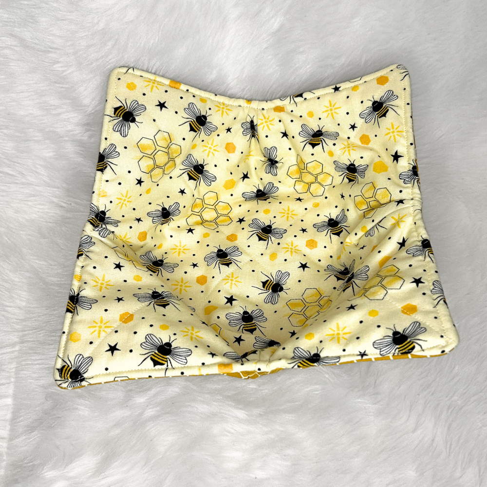 Yellow Bee Bowl Cozie