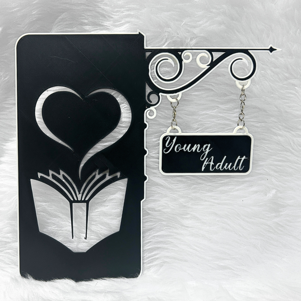 Young Adult Book Shelf organiser