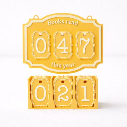 Sunshine Yellow Books Read This Year Counter
