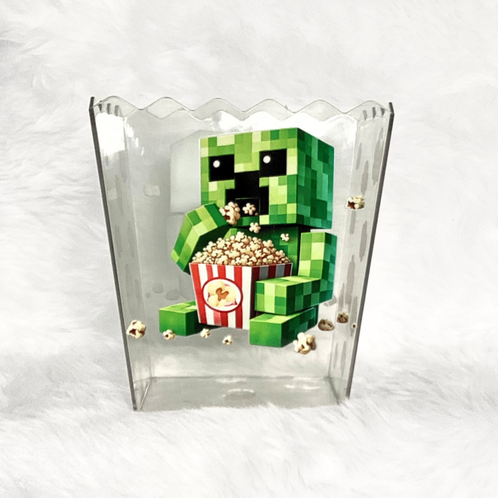 Minecraft Popcorn Box