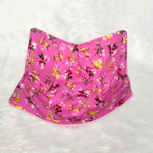 Pink Floral Bowl Cozie