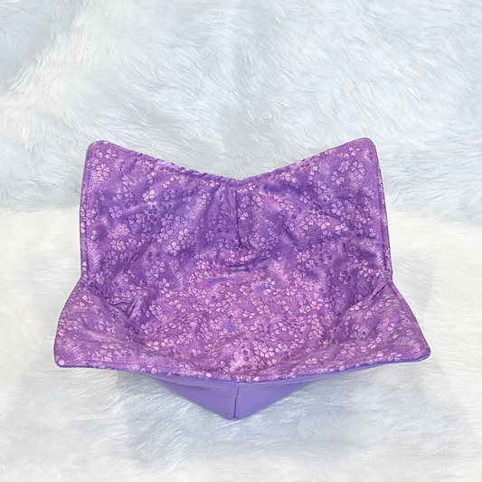 Purple Flower Bowl Cozie