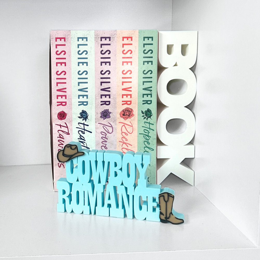 Cowboy Romance Shelf Decor
